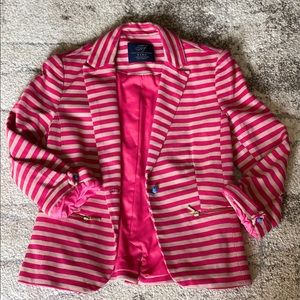 Zara pink and tan blazer